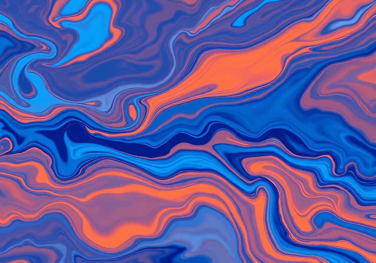 Abstract color gradient composition representing evolving stock-video aesthetics in 2025